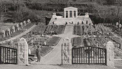 Austro-Hungarian military cemetery from World War I, Štanjel during the war