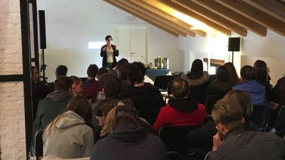 Bluegrass presented at the schools in Porcia (Ortin in Villa), April 2018